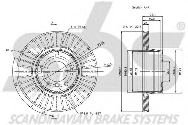 Disc frana 3