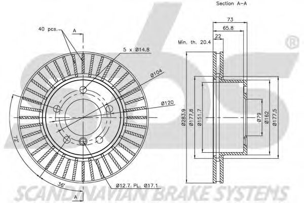 Disc frana 3