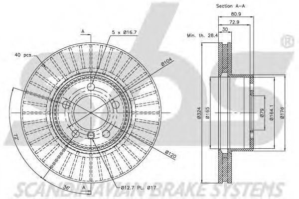 Disc frana 3