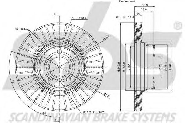 Disc frana 3