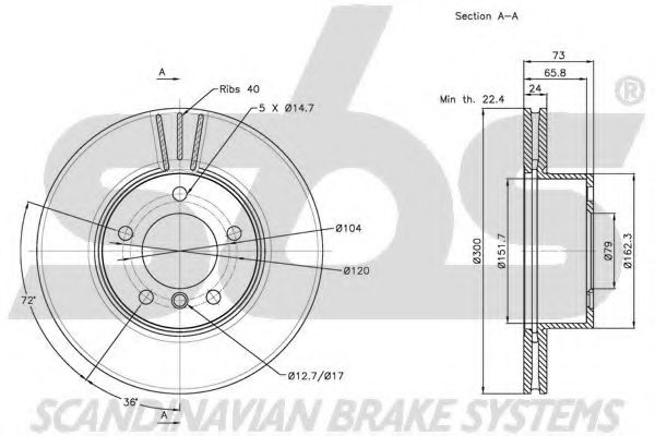 Disc frana 3