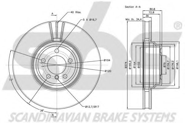 Disc frana 3