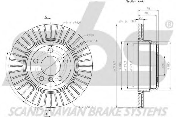 Disc frana 3
