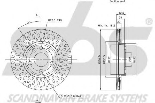 Disc frana 3