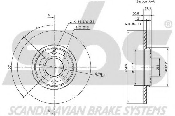 Disc frana 3