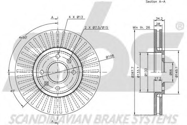 Disc frana 3