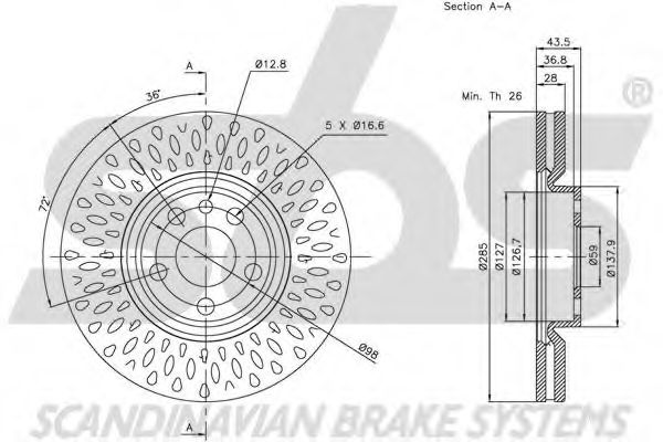 Disc frana 3