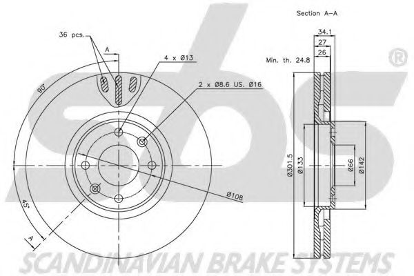 Disc frana 3