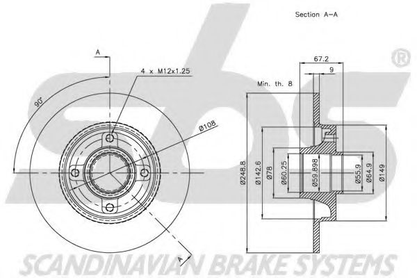 Disc frana 3