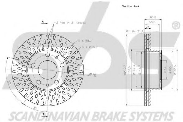 Disc frana 3