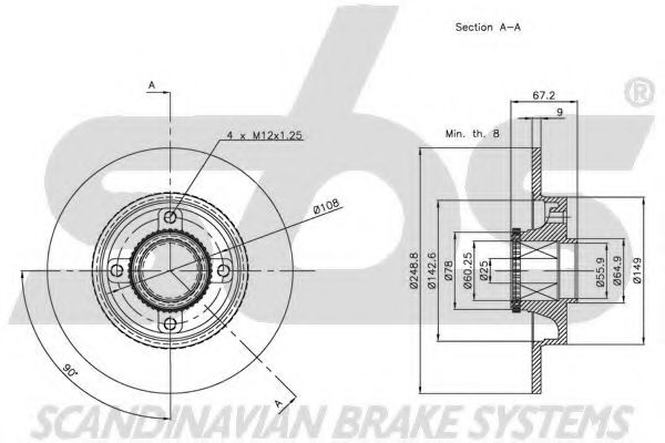 Disc frana 3