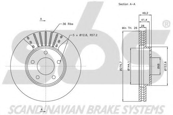 Disc frana 3