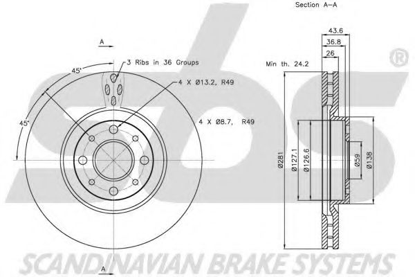 Disc frana 3
