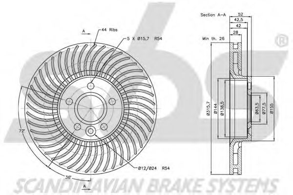 Disc frana 3