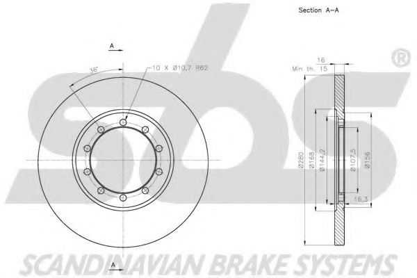 Disc frana 3