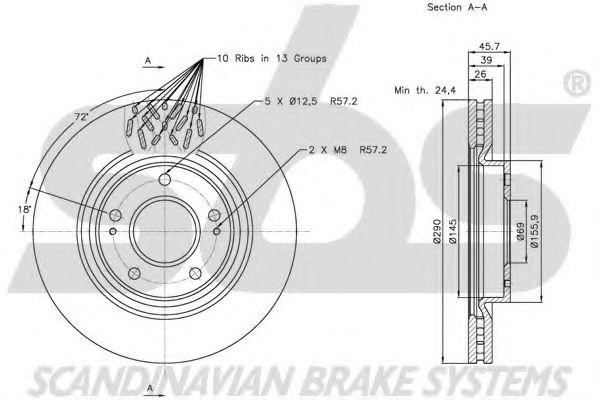 Disc frana 3