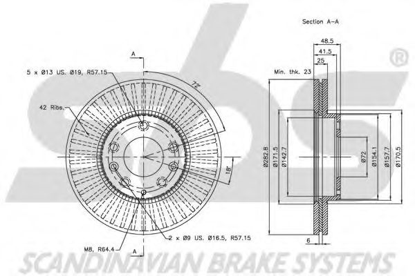 Disc frana 3