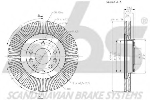 Disc frana 3