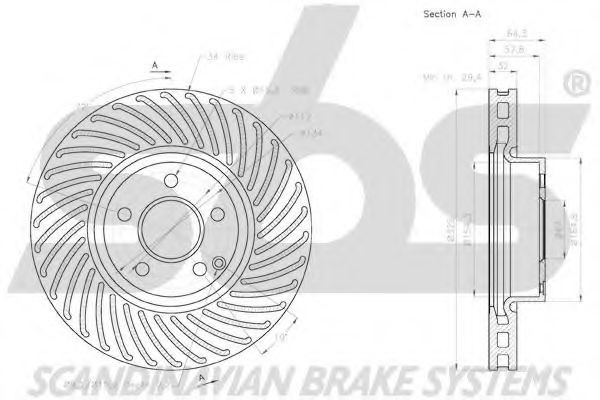 Disc frana 3