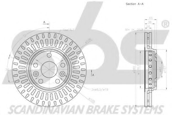 Disc frana 3