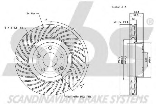 Disc frana 3