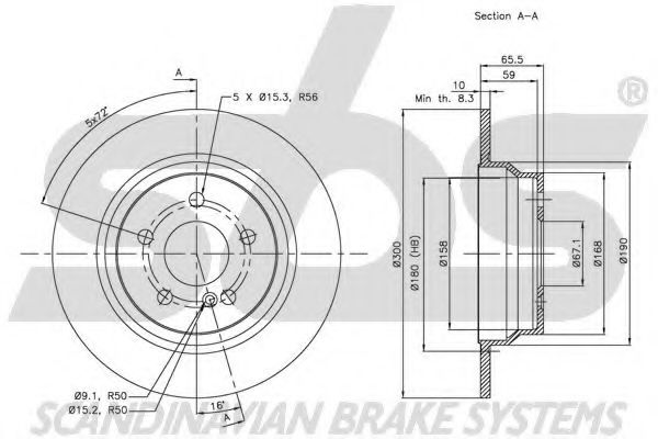 Disc frana 3