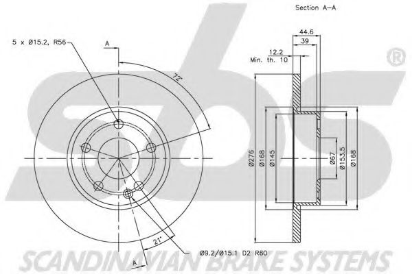 Disc frana 3