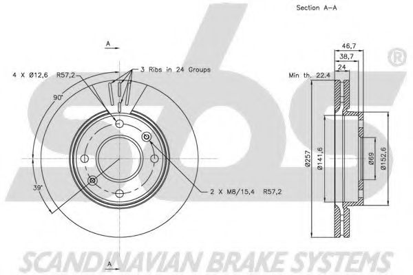Disc frana 3