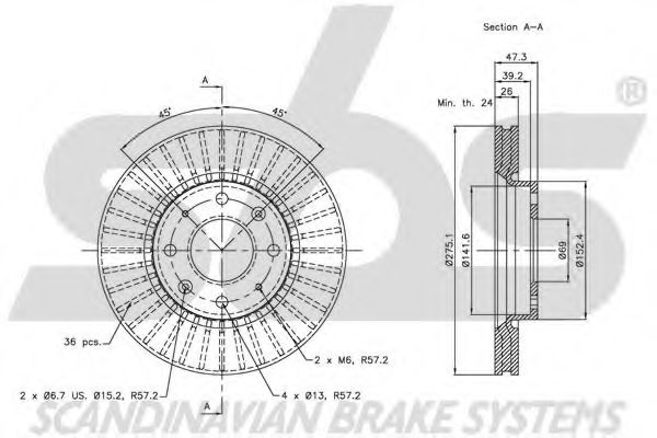 Disc frana 3