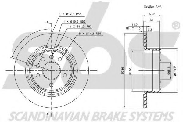 Disc frana 3