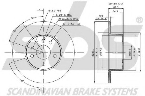 Disc frana 3