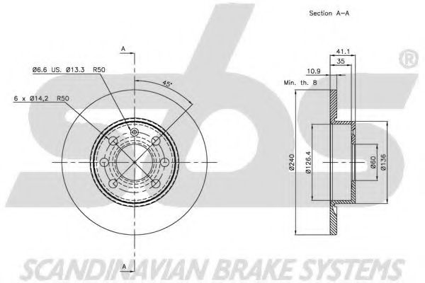 Disc frana 3