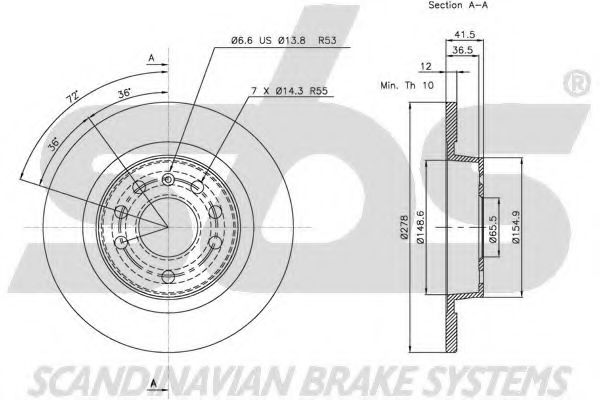Disc frana 3
