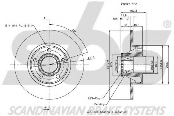 Disc frana 2
