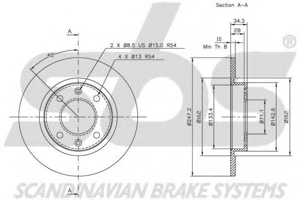 Disc frana 2