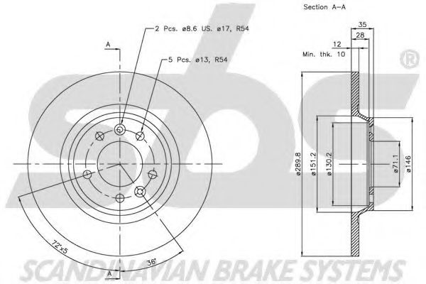 Disc frana 3