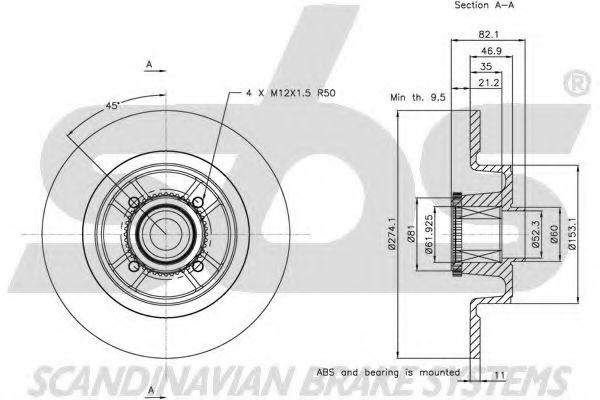 Disc frana 3