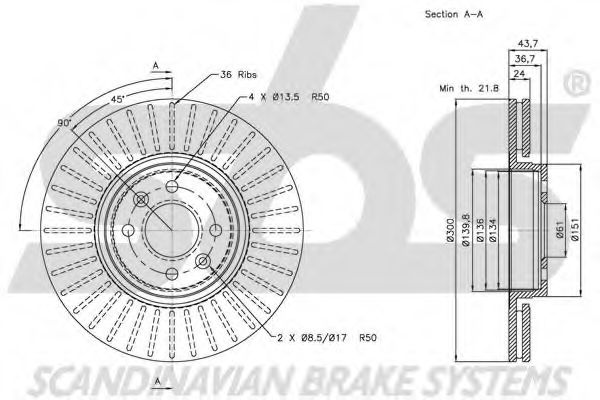 Disc frana 3