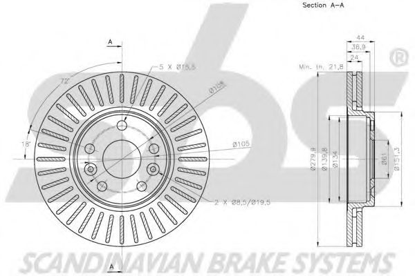 Disc frana 3