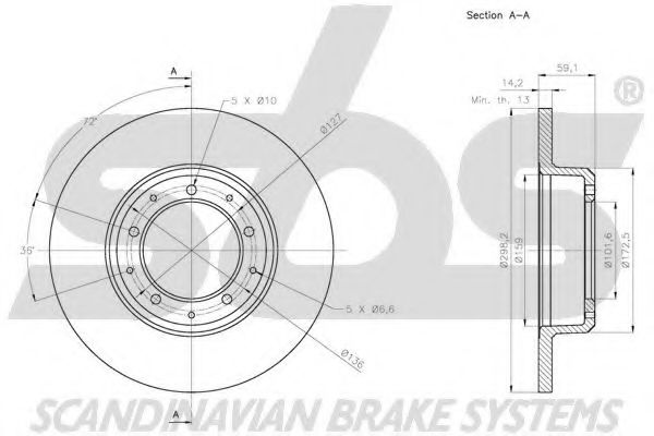 Disc frana 3