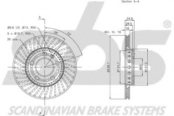 Disc frana 3