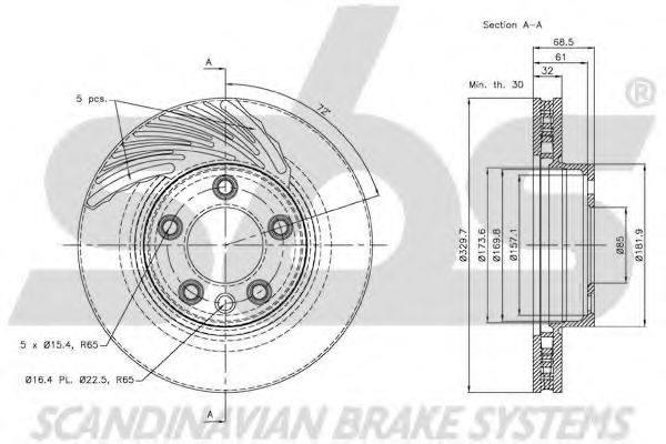 Disc frana 3