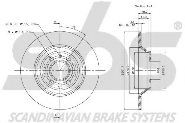 Disc frana 3
