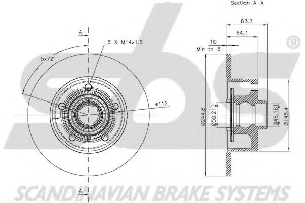 Disc frana 3