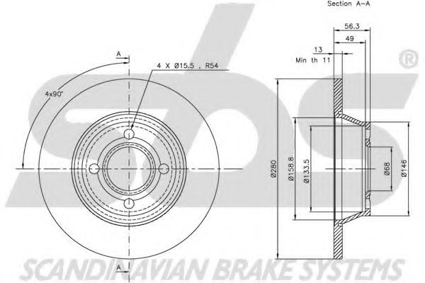 Disc frana 3