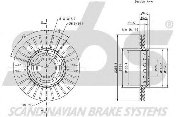 Disc frana 3