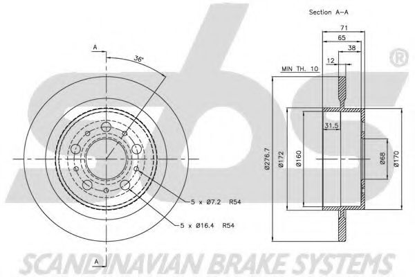 Disc frana 2