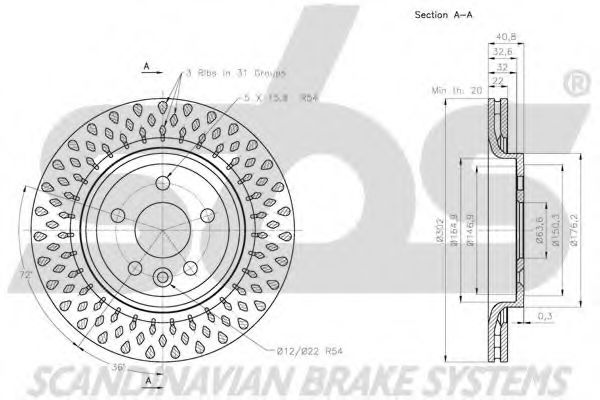 Disc frana 3