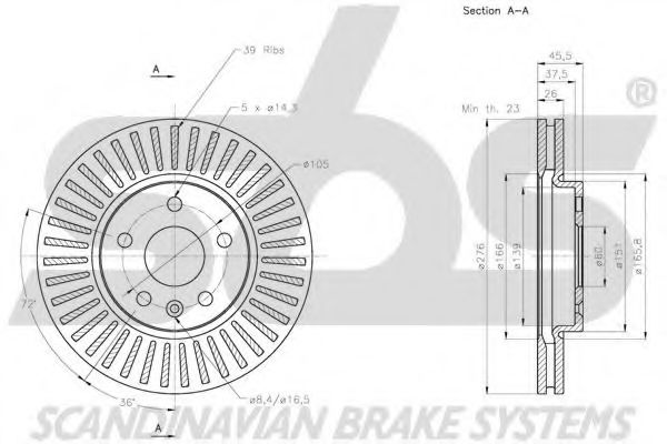 Disc frana 3