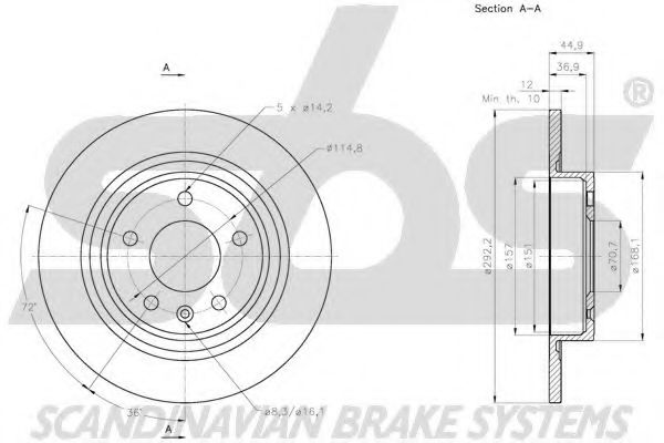 Disc frana 3